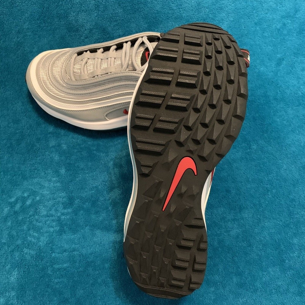 Nike Air Max 97 G Silver Bullet Golf Shoes Mens Size 6 / Women’s 7.5 CI7538-001 - Picture 4 of 8